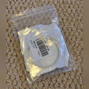 2 Pairs Of Silver Hoop Earrings